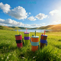 710ml Thermal Mug with Straw Stainless Steel Vacuum Flask Insulated Water Bottle Coffee Cup Travel C