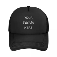 Personalized Custom Your Photo Logo Text Print Baseball Cap for Men Women Adjustable Your Design Here DIY Trucker Hat Sports