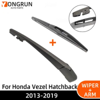 Rear Wiper Blade and Arm For Honda Vezel Hatchback 2013-2019 10" Car Windscreen Accessories Fit Tailgate Window Rain Brush