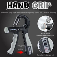 BG Sport Handgrip 5-60Kg Adjustable Alat Olahraga Tangan Handgrip Otot Lengan Tangan Portable GREY (