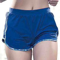 華歌爾-專業運動  M-LL 短褲(藍)吸濕快乾