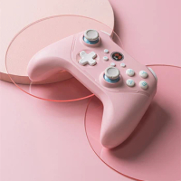 BEITONG Asura 2 Pro Falling Sakura Pink 2.4G Wireless Gamepad BETOP Vibration Mechanical Game Handle Controller For PC TV Steam