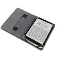Linen eReader Cover for PocketBook InkPad Color Moon Silver 7.8 inch eBook Case Sleeve Protective Pouch