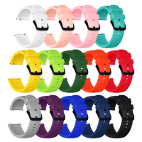 Sport Silicone Bracelet For Samsung Galaxy Watch 42mm For Gear Sport Strap Replacement Watch For Xiaomi Huami Amazfit Bip 20mm
