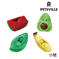 【美好寵商】Petsville派思維 蔬菜水果系列狗狗發聲互動玩具_小(寵物玩具 響紙玩具 藏食益智)