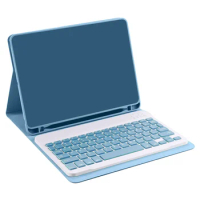Removable Bluetooth Wireless Keyboard Smart Case for iPad Mini 5/4/3/2/1 Protective Case for iPad Mini Blue