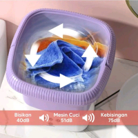 Mesin Cuci Mini Otomatis Dengan Pengering Kapasitas 2.5Kg / Mesin Cuci Portable / Mesin Cuci Lipat A