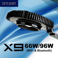Zetlight New X9 Full Spectrum 66W 96W WiFi Bluetooth App Programable Saltwater Marine Aquarium Tank LED Reef Light