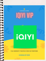 IQIYI VIP BUKU BINDER Hard Cover Plastic Paper
