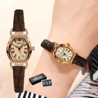 Jam Tangan Wanita A0195 Wine Barrel Type Roman Ladies Watches/Korean Version Of Collegiate Style Cas