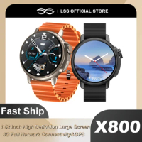 X800 Women Smart Watch RAM 4GB ROM 64GB 4G Network GPS Tracket Smart Watches WIfI Sport Men SIM Card Camera Smartwatch