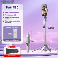 TNW S30 Tongsis Tripod Bluetooth 1.8m Fill light Tongsis Tripod Remote Tongsis hp Selfie Stick Bluet