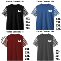 R11 Kaos Jumbo 6XL 7XL Pria Wanita Bigsize Catton Combed 24s Tebal Katun Combed Distro Lembut Panjan