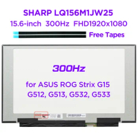 15.6 300Hz Laptop LCD Screen LQ156M1JW25 LQ156M1JW17 LQ156M1JW18 for ASUS Strix G15 G512 G513 G532 G533 1920x1080 Display Panel