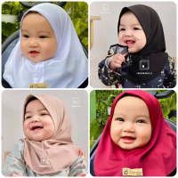 Jilbab Bayi 0-1 Tahun ARINI Hijab Kerudung Anak Bayi Balita Baby Newborn