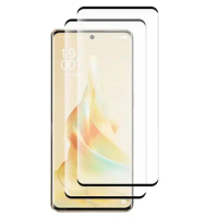 3D Curved Tempered Glass For OPPO Reno 9 5G Explosion-proof Screen Protector Film For OPPO Reno 9 10 Pro +