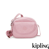 『貝殼包』Kipling 溫柔荷花粉翻蓋側背小包-STELMA