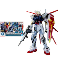 Bandai Gundam Model Kit Anime RG AILE STRIKE GUNDAM SKYGRASPER LAUNCHER/SWORD PACK SET CLEAR COLOR Figures Toys Gifts for Kid