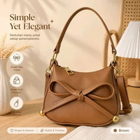 Tas wanita calya tas miniatur tas selempang wanita Ivory
