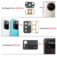 50Pcs/lots For Xiaomi Poco X4 X3 F3 F2 Pro C3 M4 Pro 5G M3 Rear Back Camera Glass Lens Cover With Glue Sticker