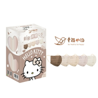 【躍獅線上】艾爾絲 幸福物語Hello Kitty五色漸層 醫療口罩 (粉彩奶) 50片/盒