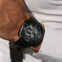 SEVENFRIDAY Q3-05 日期顯示自動上鍊機械錶 送禮推薦-黑/44X50mm