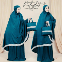 Diary Fashionku 09 Natasha Mukena Bahan Katun Rayon Premium Adem Dingin Aplikasi Renda Mukena Dewasa