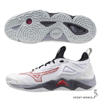 Mizuno 美津濃 排球鞋 男鞋 WAVE MOMENTUM 3 白【運動世界】V1GA231296