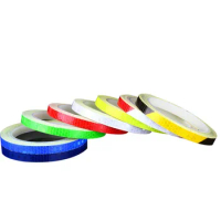 1CM*8M Electric Bike Reflective Sticker Decoration Accessories Fluorescent Reflective Tape for e-bike/Bicycle/Scooter/Motorcycle