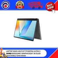 LAPTOP ASUS 14S FLIP TP3407SA ULTRA 5 226V|16GB|SSD512|ARC GRAPHICS|14" 2K OLED TOUCH|W11+OHS+M365