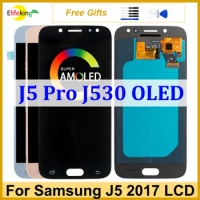 5.2'' AMOLED LCD For Samsung J530 J5 Pro 2017 Display Touch Screen SM-J530FM J530N Digitizer Assembly Phone Pantalla Replacement