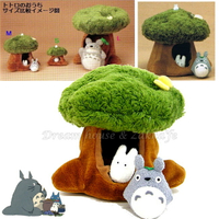 日本宮崎駿 龍貓 Totoro 樹屋/樹洞 絨毛玩偶/絨毛娃娃 《 M 》 ★ 日本原裝進口 ★ Zakka'fe