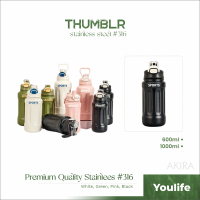 (COD) Youlife - Akira Stainless Tumblr 600 - 1000 (ml) Hot and Cold BPA FREE / Botol stainless steel