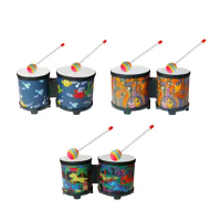 5" and 6" Bongo Drums, African Hand Drum for Kids, Children,