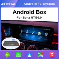CarPlay Ai TV Box Android 13 Wireless CarPlay Android Auto 4G LTE Smart Car Play Streaming Box for BENZ Mercedes NTG6