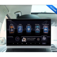 13.3 inch the newest Android Car Headrest Monitor 2+32GB 4K 1080P Video Bluetooth FM WIFI SD Card HDMI Screen Mirroring