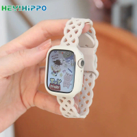 Dây Đeo Silicon Thiết Kế Tai Mèo, Thích Hợp Cho Apple Watch Series 8 / 7 / 6 / 5 / SE / 4 / 3, Dây Đ
