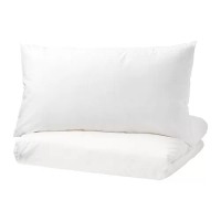 ÄNGSLILJA 被套附2個枕頭套, 白色, 200x200/50x80 公分