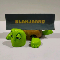(Ready) Coaster tatakan gelas Kura-kura lucu bisa buka mulut