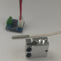 Reprap Prusa i3 Volcano PT100 upgrade kit for DIY 3D printer PT100 temperature sensor Volcano heater block