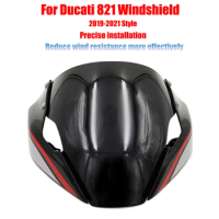Motorcycle Windscreens For Ducati Monster 821 2019/2021 Wind Deflectors For Ducati Monster 797 821 1200R Motorcycle Windscreen