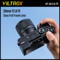 VILTROX 20mm F2.8 for Sony e Lens Camera Lens Full Frame Ultra Wide Angle Auto Focus Vlog Lens For Sony A7C2 A6400 zve10 FX30