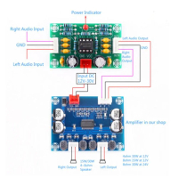 Modul Prapenguat Op-ampaudio, Ne5532, Beroperasi pada 12-30v