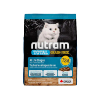 【Nutram 紐頓】T24無穀全能系列-鮭魚+鱒魚挑嘴全齡貓 5.4kg/12lb(貓糧、貓飼料、貓乾糧)