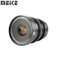 Meike 35mm T2.2 Cine lens for Olympus Panasonic Lumix MFT Micro Four Thirds M4/3 Mount Mirrorless Camera BMPCC 4K Z CAM E1 E2