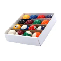 16Pcs Mini Billiard Balls Pool Table Balls 25mm Kids Toys for Leisure Sports