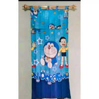 gorden jendela minimalis polymicro halus 60cm x150 cm