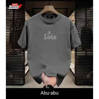 [men's t-shirt 24s cotton 100%]T-shirt short t-shirt lois new silver motif unisex premium 24s cotton
