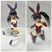 約會大作戰 時崎狂三 神十香 兔女郎跪姿 動漫手辦模型玩具