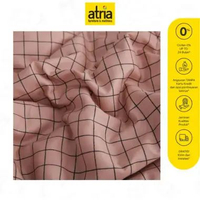 Atria Bedcover & Sprei Bubblegum Fitted Pink Microviber Bedcover 160Cm
